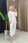 TASARIM ANVELOP İKİLİ TAKIM Ekru
