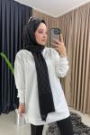 TAŞLI SWEAT SHİRT Ekru