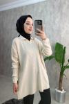 Triko Tunik Ekru
