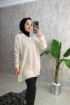 Triko Tunik Ekru